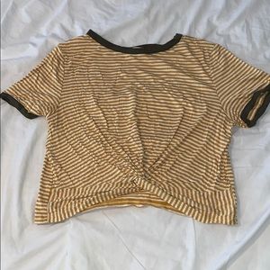 striped, crop tshirt